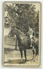1934 Cayuga Campers Herman Tide Water Oil Horse Pa Black & White Photo