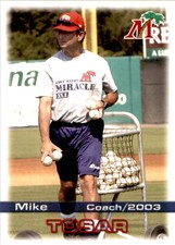 2003 Fort Myers Miracle Grandstand #29 Mike Tosar Hitting Coach Baseball Card