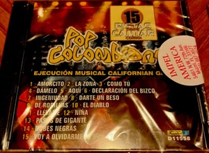 15 Pistas Como Pop Colombiano Karaoke CD Sellado Fuentes Columbia - Imagen 1 de 2