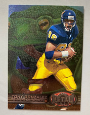 🏈TONY GONZALEZ 1997 Metal Universe #193 Rookie Card RC Kansas City Chiefs HOF🏈