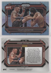 2023 Panini Prizm UFC Hyper Prizm Colby Covington #30