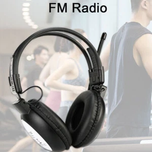 TR101 Portable FM Radio Headset Stereo faltbar Kopfhörer Empfänger für Sporting - Bild 1 von 12