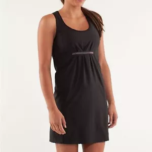 Abito LULULEMON Run In The Sun NERO super leggero taglio laser S-M - Foto 1 di 10