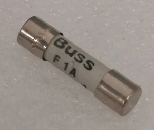 GDA-1A Cooper Bussmann Fuse 1A M205 5mm x 20mm Fast Blow Ceramic - Picture 1 of 3