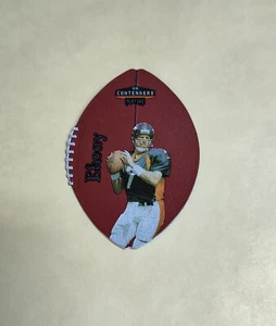 1998 Playoff Contenders Leather #23 John Elway Denver Broncos - Picture 1 of 2