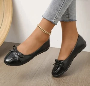 Women's Colorblock Trendy Flats, Shallow Mouth Lightweight Slip On Shoes, Bowkno - Picture 1 of 10