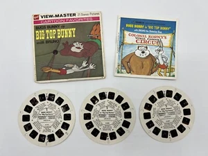 GAF View-Master Bugs Bunny in Big Top Bunny with Bruno 3 Reel Packet B549 1972 - Picture 1 of 11