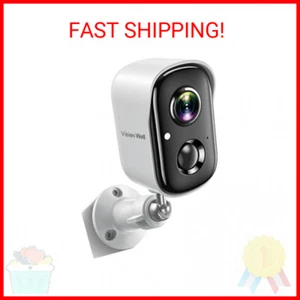 Wireless Cameras for Home/Outdoor Security, Battery Powered 1080P HD WiFi Securi - Picture 1 of 2