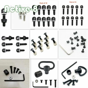 10 Type Swivel Wood Screws and Nuts Set For Key mod/M-lock Style Rail Section - Picture 1 of 25