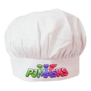 ❤ PJ  MASKS Chef Hat White Adjustable green blue red one-size - Picture 1 of 12