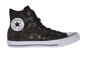 Converse Chuck Taylor All Star Fashion Snake Leather HI Sneaker Loafers Women's - Picture 1 of 2