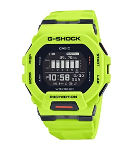 CASIO G-SHOCK Armbanduhr GBD-200-9ER Neon Gelb Bluetooth Herrenuhr Stoßfest - Bild 1 von 5