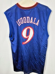Vintage Reebok Philadelphia 76ers Sixers Iguodala Trikot #9 NBA Größe Large - Bild 1 von 5