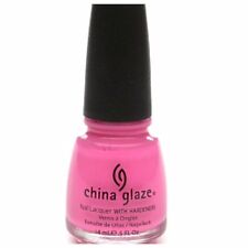 China Glaze Shocking Pink Nail Varnish Summer Favourite X3