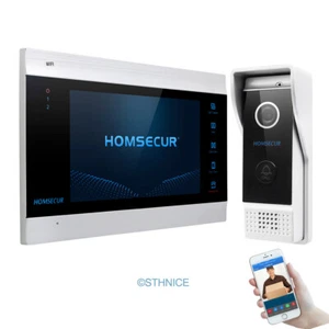 HOMSECUR 7" Verdrahtet Wlan Video Türklingel Gegensprechanlage Deutsches Menü - Bild 1 von 10