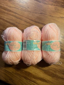 3 Phentex Angorel Garn #12 Apricot Stricken NEU keine Färbung Posten EA 1,5 Unzen/187 Yds - Bild 1 von 3