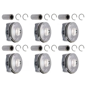 6PCS Supercharged Piston Assembly Set With Rings For Jaguar Land Rover 3.0L V6 - Picture 1 of 11