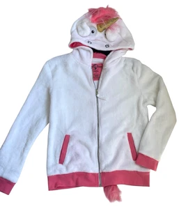 Despicable Me Minion Hoodie -Universal Studios - Fluffy Unicorn YOUTH SZ LARGE - Picture 1 of 7