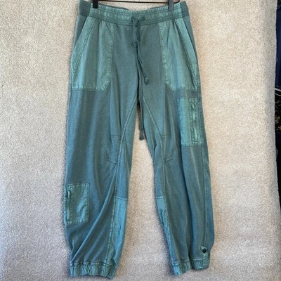 Pantalones de chándal de práctica diaria Anthropologie talla pequeña verdes informales Foto 1 de 4