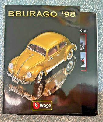 COOL! 382L Burago 1998 Catalogue Of 72 Pages w/Diamond Classics Inserts BBURAGO - Image 1 of 3