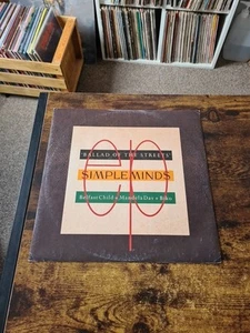 Simple Minds - Ballad Of The Streets - Virgin - SMXT3 - 12" 45rpm - EP - 1st Pr - Picture 1 of 8
