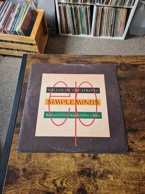 Simple Minds - Ballad Of The Streets - Virgin - SMXT3 - 12" 45rpm - EP - 1st Pr - Image 1 of 4