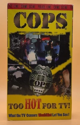 COPS - Too Hot for TV VHS 1996 **Buy 2 Get 1 Free** - Image 1 of 3