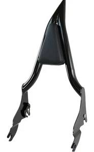 22" Black Detachable Rear Passenger Sissy Bar Backrest with Pad Fit (B569) - Picture 1 of 9