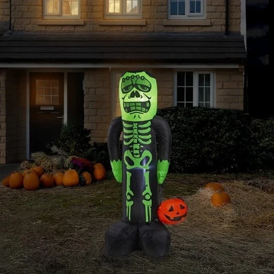 6ft Inflatable Frankenstein Light Up Self Inflates In Seconds HALLOWEEN DECOR - Image 1 of 4