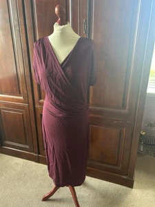 Banana Republic red stretch Dress Size 14 - Picture 1 of 5