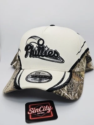 New Era Philadelphia Phillies Realtree Camo Panel 9FORTY A-Frame Snapback Hat  - Image 1 of 4