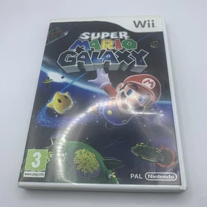Super Mario Galaxy (Nintendo Wii) CASE & MANUALS ONLY NO GAME - Picture 1 of 3