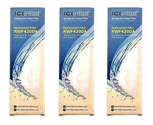 ICEPURE Refrigerator Water Filter RWF4200A 3-Pack Replacement - Picture 1 of 12