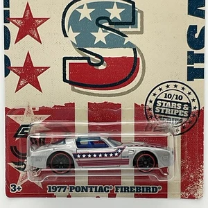 Hot Wheels Walmart Exclusive Stars & Stripes 1977 Pontiac Firebird - B - Picture 1 of 4