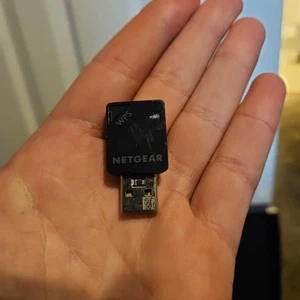 NETGEAR AC600 Wi-Fi USB 2.0 Mini Adapter for Desktop PC - Black NO BOX - Picture 1 of 2