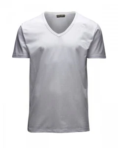 Jack & Jones Camiseta Básica De Cuello En V Para Hombre S M L XL XXL - Imagen 1 de 7