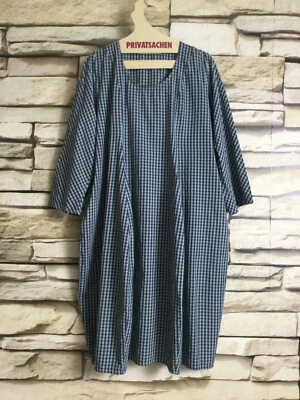 cocon.commerz PRIVATSACHEN FEIERAAL Kleid aus VICHY-KARO in grün/blau Gr. 2 - Bild 1 von 4