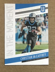 Panini 2019 fútbol americano incomparable en el momento Christian McCaffrey #ITM-CM! - Imagen 1 de 2
