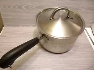 Revere Ware 3 Qt Soßenpfanne mit Deckel Vintage Pre 1968 Edelstahl Kupfer - Bild 1 von 6