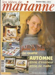 Les idées de MARIANNE n° 93H Point de Croix Automne envie d'intérieur, de maille - Imagen 1 de 1