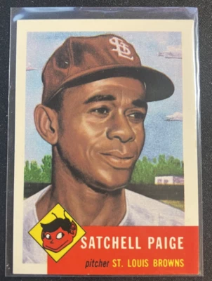 1991 Topps Archives 1953 #220 Satchel Paige - Image 1 of 2