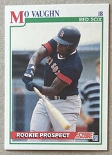 MO VAUGHN, 1991 SCORE "ROOKIE PROSPECT" ROOKIE CARD ! BASEBALL LEGEND !