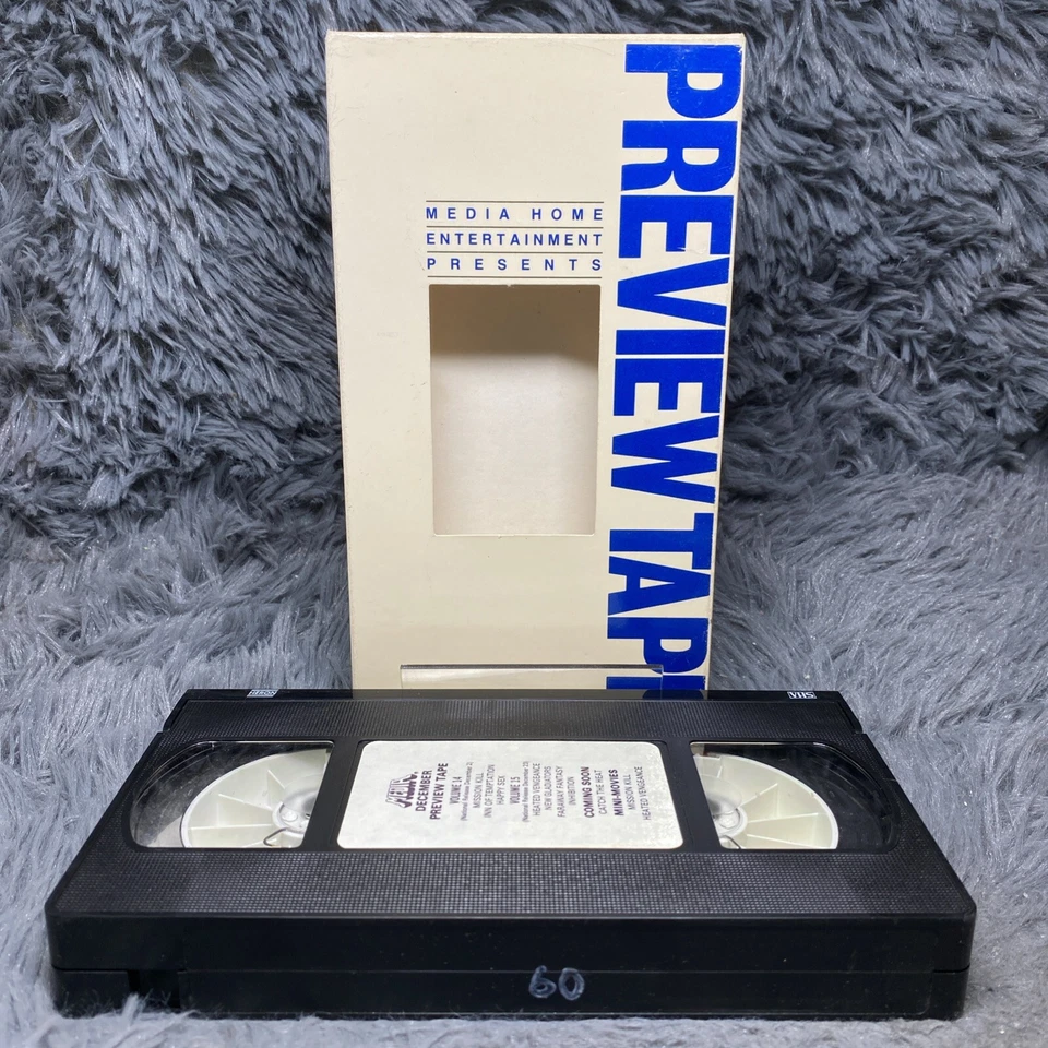 1987 Media Home Entertainment Preview VHS Tape Video Private Screening Vol 14 15 - Image 1 of 4