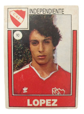 1992 Ultra Figus Fútbol Argentino Rookie Card Gustavo Lopez Independiente RC #90
