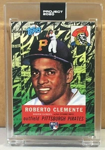 TOPPS PROJECT 2020 #239 ROBERTO CLEMENTE by TYSON BECK Print Run 3001 - Picture 1 of 3