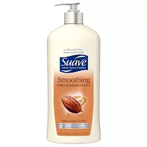 Suave Skin Solutions Body Lotion, Cocoa Butter & Shea, 18 Ounce - Picture 1 of 5