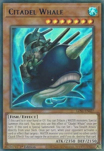 YGO-3x-Damaged-Citadel Whale (Blue) - LDS1-EN027 - Ultra Rare - 1st Edition-Lege - Picture 1 of 1