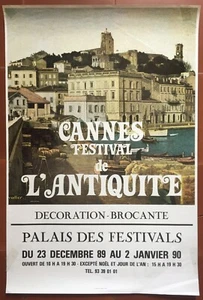 Poster Cannes Festival De L'Antique Palace Of Festivals 1989 - Picture 1 of 1