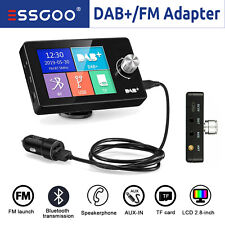 ESSGOO 2,8 Zoll DAB+ Autoradio Bluetooth FM Transmitter Musik Empfänger Antenne