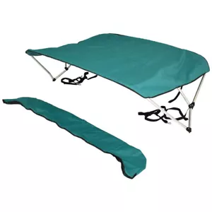 Taylor Made Boat Bimini Top 62175 | Teal 80 - 85 Inch Aluminum - Picture 1 of 7